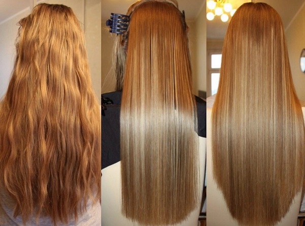 Фитоламинирование волос: до и после